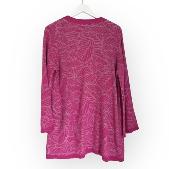 Soft Surroundings Women’s Kinsley Cardigan Bright Pink Size Small - Picture 3 of 9